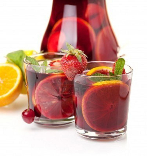 Versgemaakte sangria